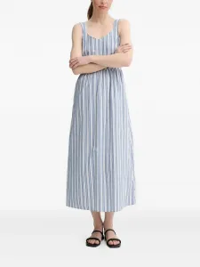Платье макси без рукавов в полоску Marc O'Polo, синий