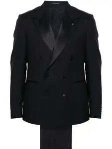 Костюм с однобортным пиджаком TAGLIATORE, черный