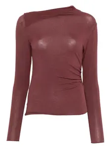 Свитер с драпировкой Niu, красный