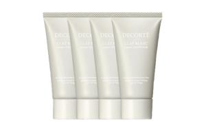 DECORTE Daike White Clay очищающее средство образец набор подтягивающий, увлажняющий, питающий, контролирующий жирность и очищающий 30г/30г*4