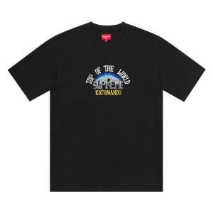 Топ Supreme Top Of The World Short-Sleeve Top Black, черный