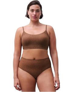 Женские трусы-стринги Chantelle Soft Stretch High-Waist, Wild Brown