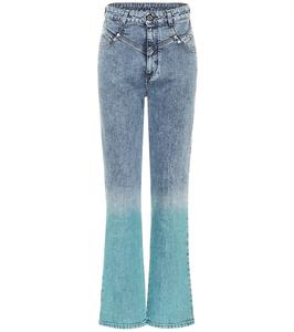 Градиентные джинсы прямого кроя с высокой посадкой Stella McCartney, Degrade