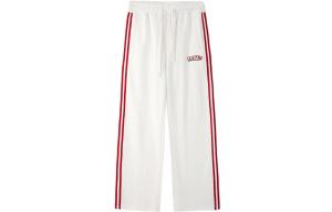 Вязаные спортивные брюки мужские ER, белый (с флисовой подкладкой)