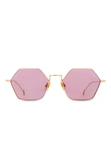 Солнцезащитные очки в геометричной оправе Eyepetizer, золотистый