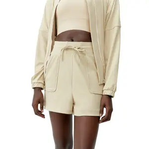 Leila Born Living Yoga Женские шорты, бежевый