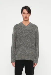 Джемпер с v-образным вырезом от floyd Samsøe Samsøe, Fossil Melange