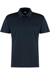 Рубашка-поло Kustom Kit Cooltex Plus с микросеткой, темно-синий