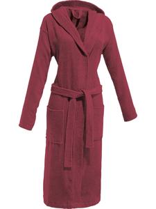 Redbest  Универсальный махровый банный халат с капюшоном, цвет «Чикаго», бордовый