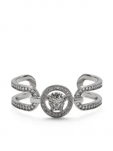 Браслет-кафф Medusa '95 с кристаллами VERSACE, серебяный