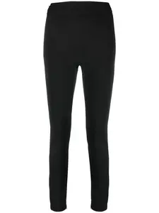 Леггинсы с молниями на манжетах DOLCE & GABBANA, черный