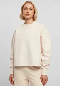 Толстовка с круглым вырезом из плотной махровой ткани, окрашенная методом ручного шитья. Urban Classics, Pink