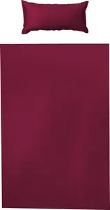 Постельное белье Amberg" бордо 1x 135x200 см + 1x 40x80 см" Erwin Müller