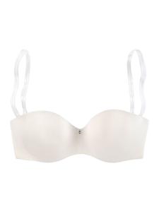 Бюстгальтер с чашечками и подушечками кремового цвета LASCANA
