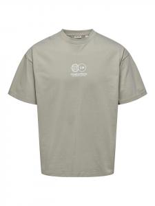 ONLY & SONS Рубашка серого цвета