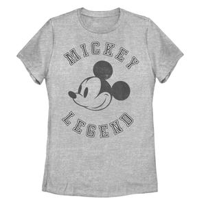 Детская футболка Disney's Mickey Mouse Legend с графическим рисунком университетских букв Licensed Character