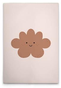 Картина на холсте A.S. Création Simple Cloud цвет beigebraun