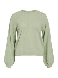 VILA Свитер 'VIEmi' в пастельно-зеленом цвете