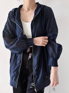 Парка большого размера из прозрачной ткани, прозрачная