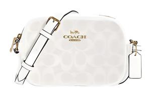 COACH Кожаная сумка для фотоаппарата через плечо женская ледниково-белая