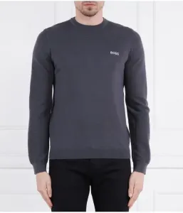 Шерстяной свитер Romar regular fit Boss Green, графитовый