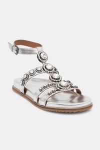 Кожаные сандалии Octavia Flexi Gladiator Kurt Geiger London, серебряный