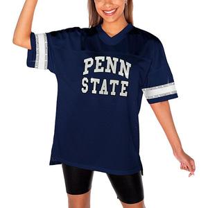 Женская футболка с пайетками до начала игры navy penn state nittany lions Gameday Couture