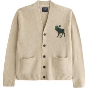 Джемпер Unisex Beige Abercrombie＆Fitch, бежевый