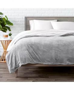 Флисовое одеяло из шерпы Bare Home, синий