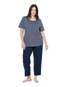 Ulla Popken Пижама темно-синего цвета