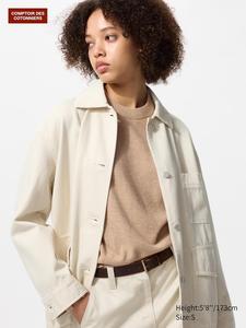 Хлопковая джинсовая куртка оверсайз Uniqlo, 30 natural