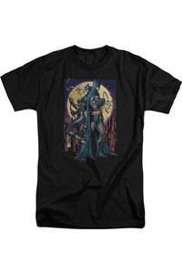 Batman Paint The Town Красная футболка с коротким рукавом для взрослых Gildan