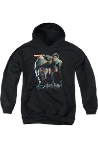 Толстовка с капюшоном "Финальная битва" из Гарри Поттера Gildan, черный