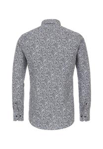 Мужская деловая рубашка с принтом современного кроя Venti, цвет Mittelblau