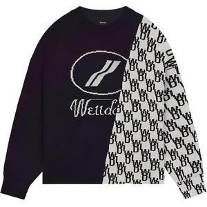 WD1 Graphic Mix Logo Свитер WE11DONE, Черный