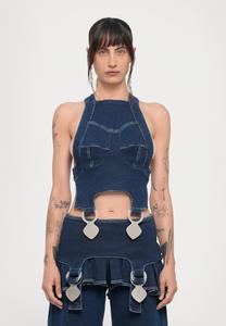 Топ Sinéad O'Dwyer Top, Indigo/Blue Denim