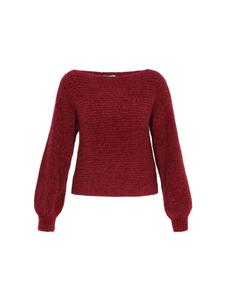 DreiMaster Женский свитер бордового цвета