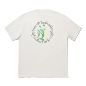 Футболка унисекс цвета айвори LiNing, слоновая кость