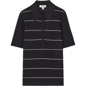 Рубашка поло женская темно-синяя Cos