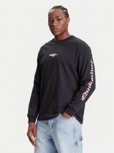 Свитшот comfort fit Mercury Old English Ls EQYZT08169 Quiksilver, чёрный