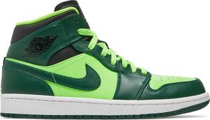 Кроссовки Air Jordan 1 Mid Hulk, зеленый