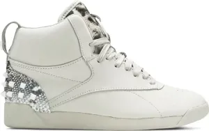 Кроссовки wonder woman 1984 x wmns freestyle hi 'cheetah' Reebok, серый