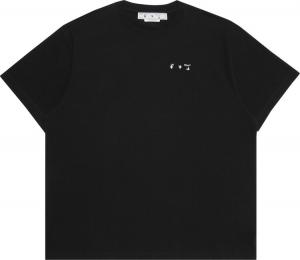 Футболка Off-White Caravag Paint Over Short-Sleeve Tee 'Black', черный