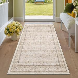 Ковровая дорожка Hazo Haus для гостиной, 61х183 см, песочный/бежевый