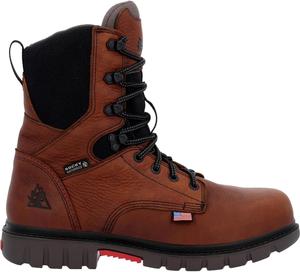Водонепроницаемые ботинки ROCKY Worksmart 8 с композитным носком, коричневый