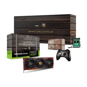 Видеокарта MSI GeForce RTX 4060 Ti Gaming Slim Monster Hunter Edition, 8 ГБ, Черный