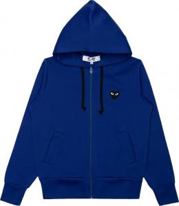 Толстовка Comme des Garçons PLAY Big Black Heart Hooded Sweatshirt 'Navy', синий
