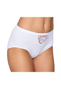 Трусики Эмма, кружевная деталь, однотонные, женские SPEIDEL, белый