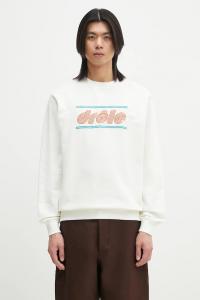Хлопковая толстовка Le Sweatshirt Pique Tennis Drôle De Monsieur, белый