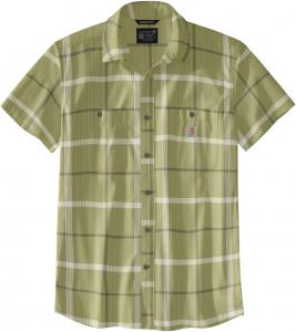 Carhartt Мужская футболка 105701 Rugged Flex Relaxed Fit с коротким рукавом, Green Olive